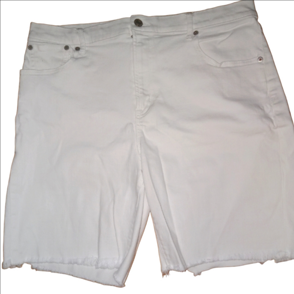 #2. GAP White Denim Womens Shorts